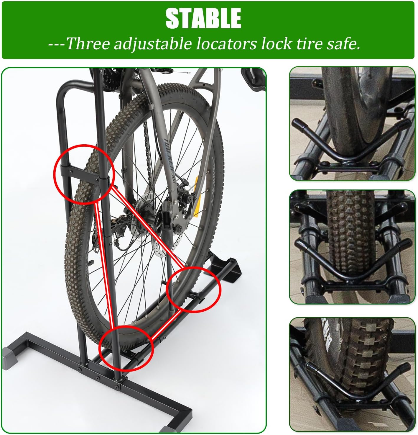 Bike Stand,Vertical Bike Rack For Indoor Bike Storage,Upright Bicycle Stand Floor. (StyleA-1pack)