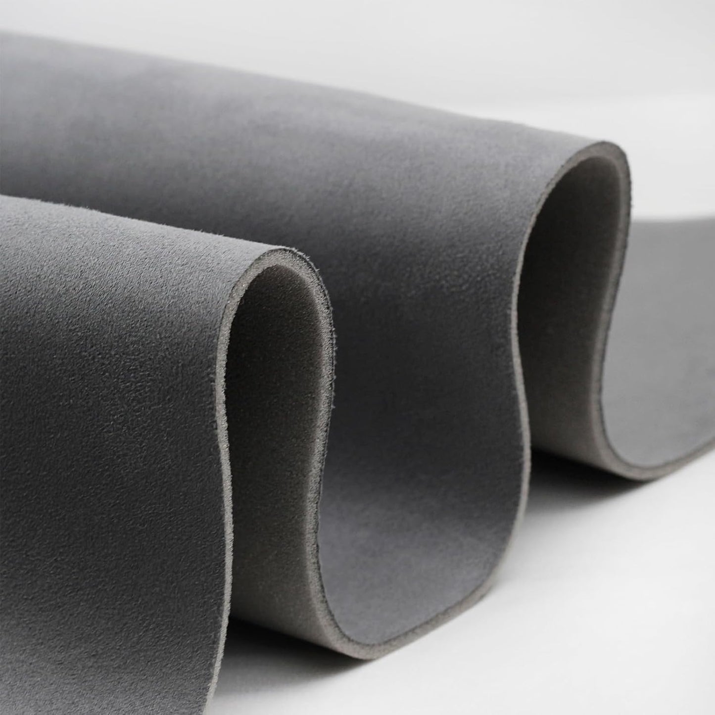 Suede Headliner Fabric with Foam Backing - Black Suede Headliner Material for Car/Truck/SUV/RV Roof, Home Repair/DIY Headliner Material Automotive Headliner Fabric (Dark Gray, 96"×60“)