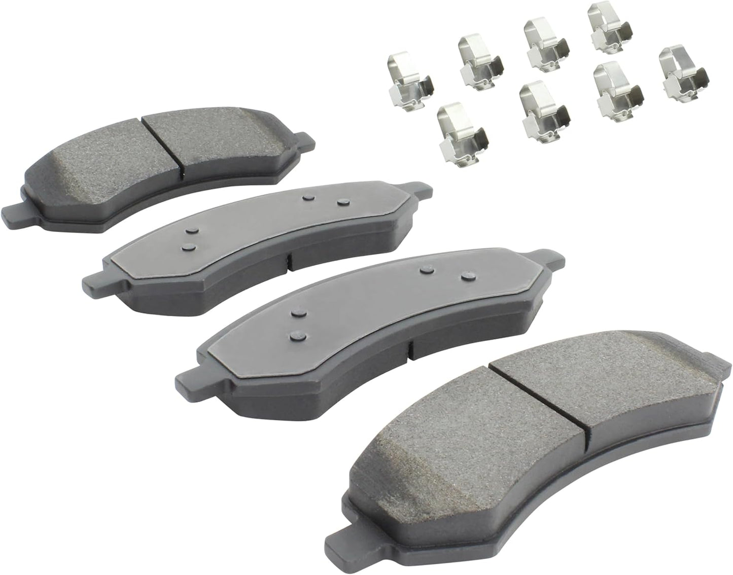Premium Semi-Metallic Front Brake Pads (1001-1084M) Compatible with 2005-2024 Chrysler/Dodge/Jeep/Mitsubishi/Ram (1500/1500 Classic/Aspen/Dakota/Durango/Raider/Ram 1500/Wrangler)
