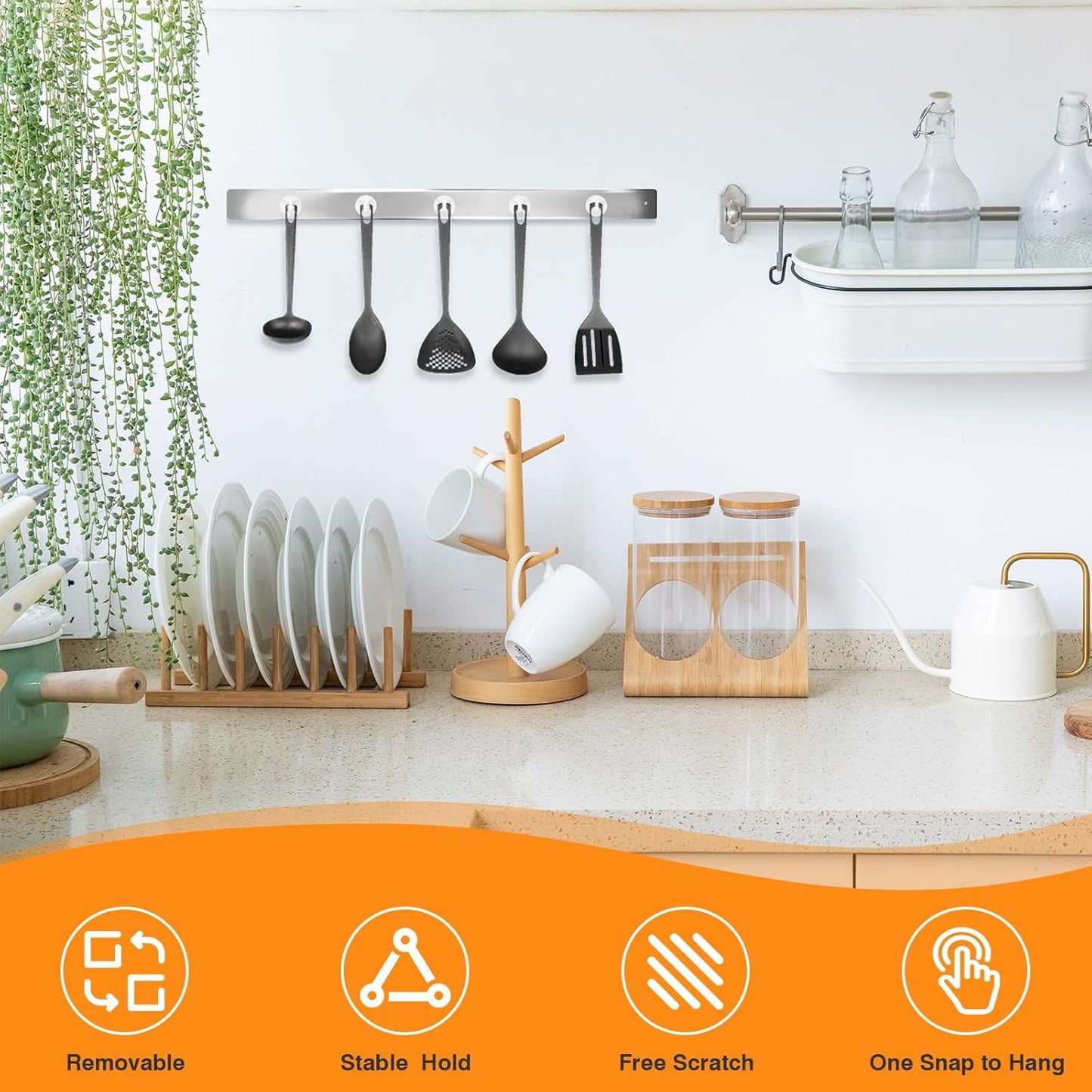 Neosmuk Magnetic Hooks, Cruise Ship Essentials, 80lb+ Heavy Duty Magnetic Hooks for Cruise Cabins, Refrigerator, Grill, Hanging, and Travel | Extra Strong Must-Haves Magnet Hook,White