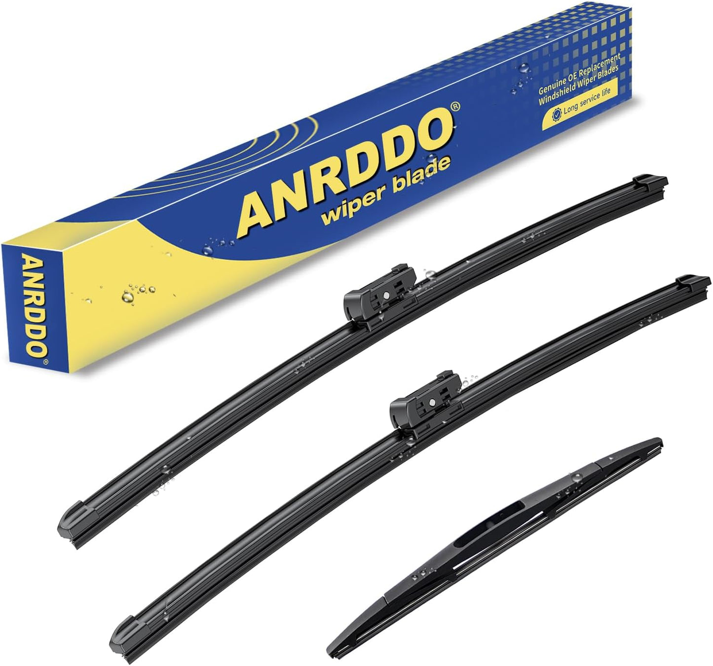 3 wipers Replacement For Subaru Ascent 2019-2021 2022 2023,Original Equipment Replacement Windshield Wiper Blades Set 26"+20"+14" (Set of 3) Top Lock