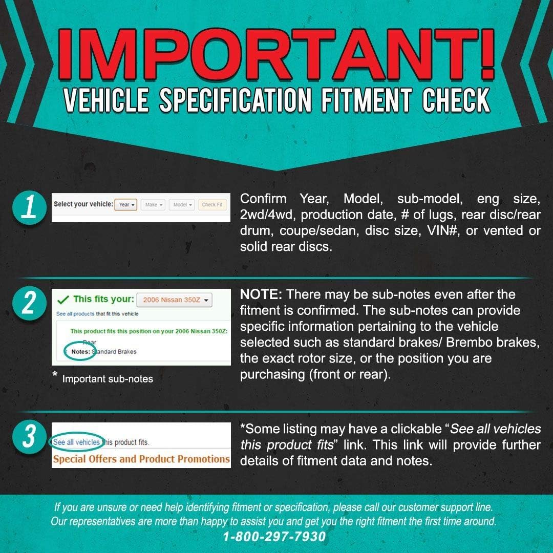 Power Sport Fit 2006-2009 Hyundai,Kia,Azera,Amanti PowerSport Full Kit Brake Rotors