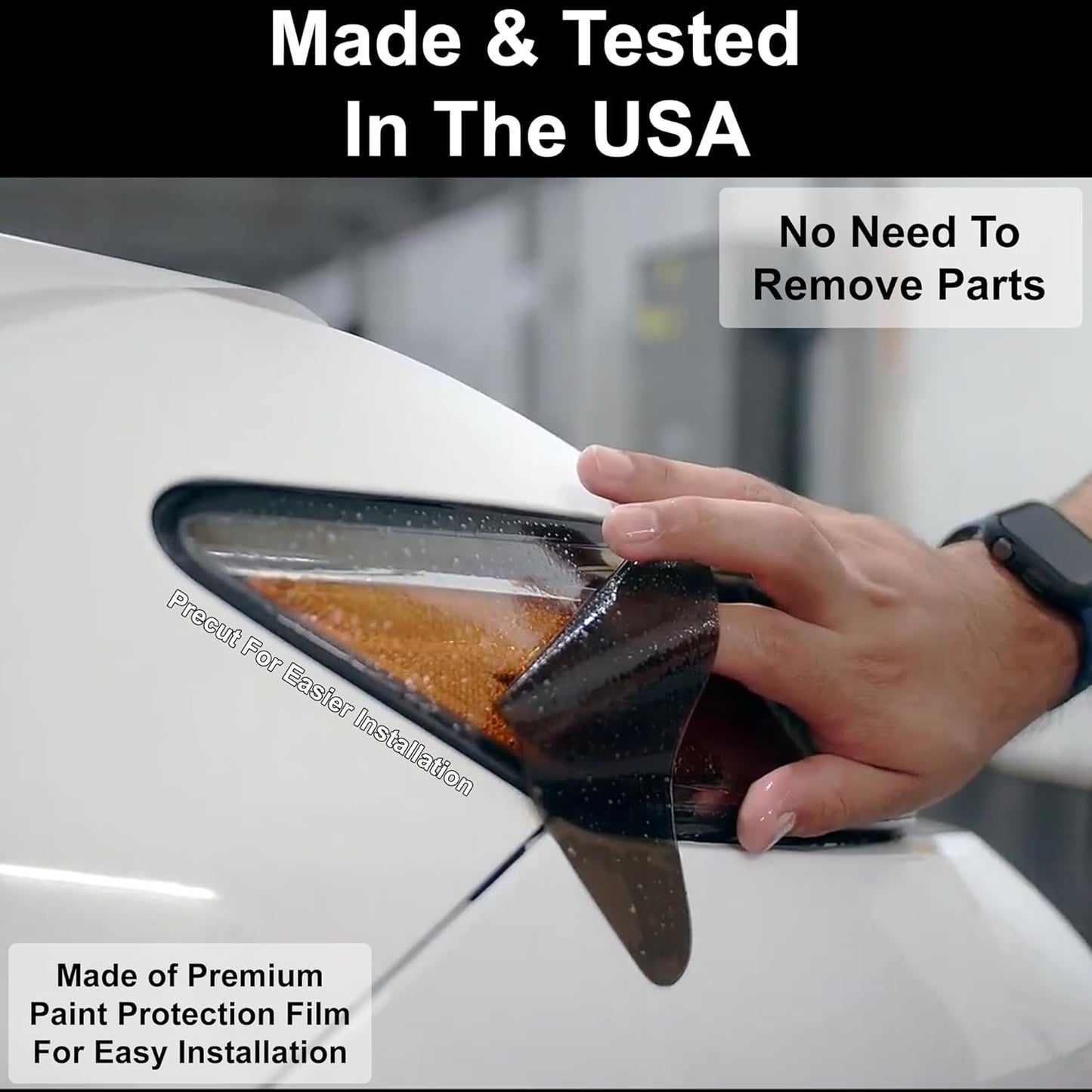 BOGAR TECH DESIGNS Full Headlight Head Light PPF Kit Compatible with Mitsubishi Outlander 2022-2025, Clear Bra