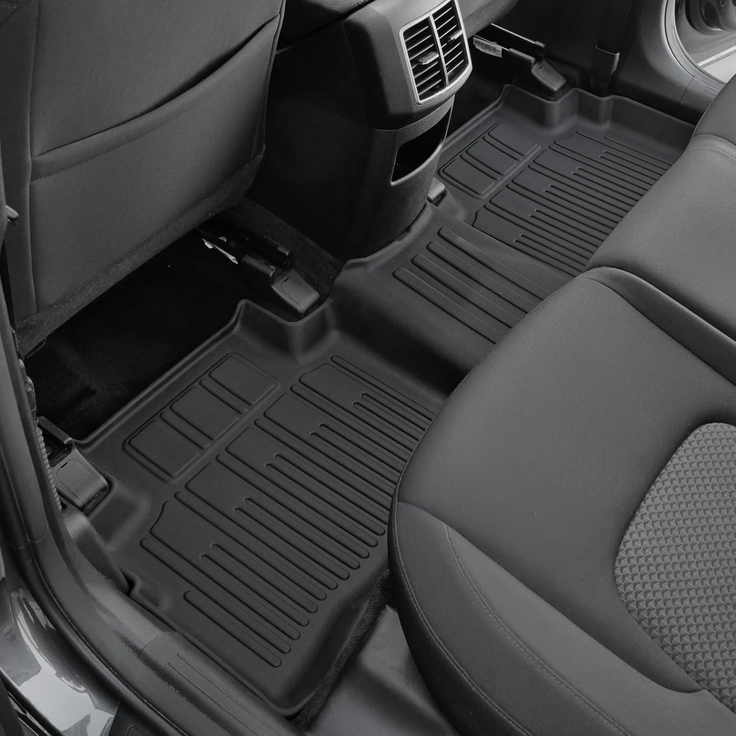 Floor Mats Set for 2023-2025 2026 Kia Sportage Gas, Full Coverage All Weather Floor Mats Cargo Mat with Backrest Protectors & Door Sill Guards for Sportage Accessories (No for Hybrid)