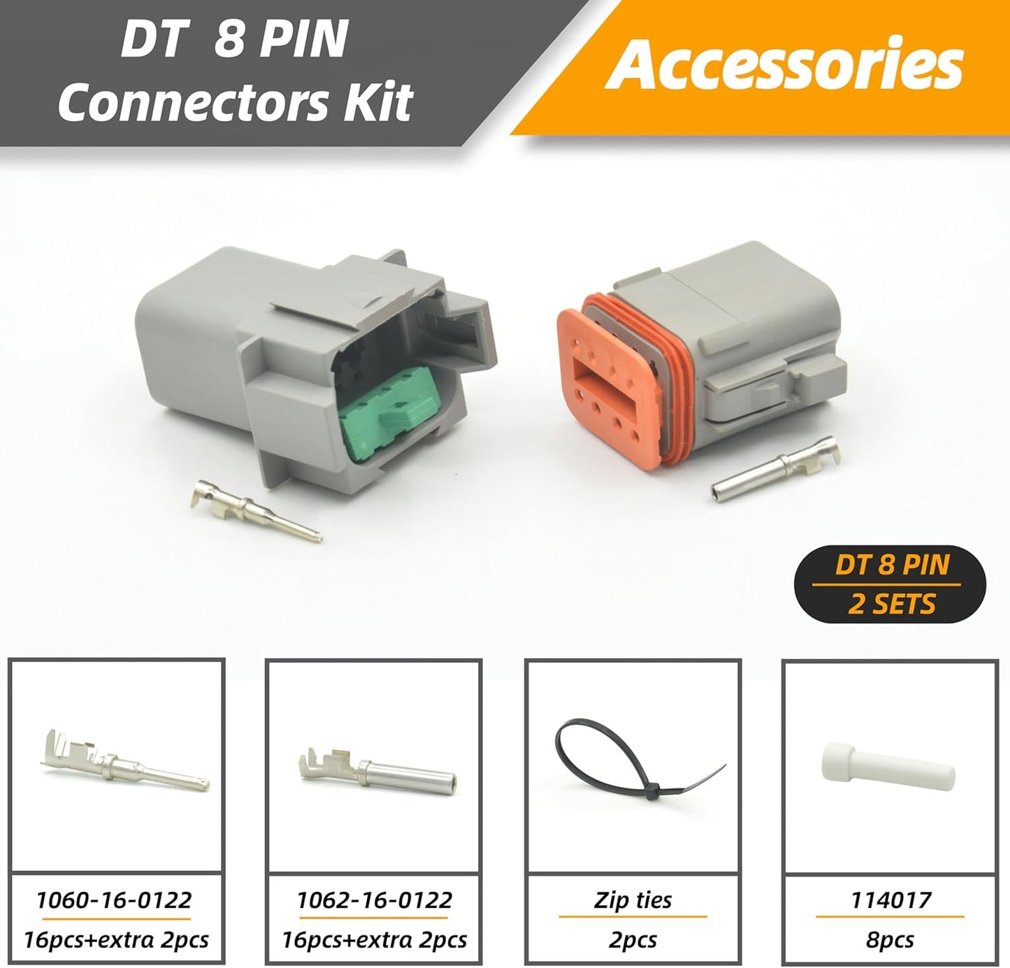 DT Kit for Car Motorcycle Boat (8PIN 2SET)