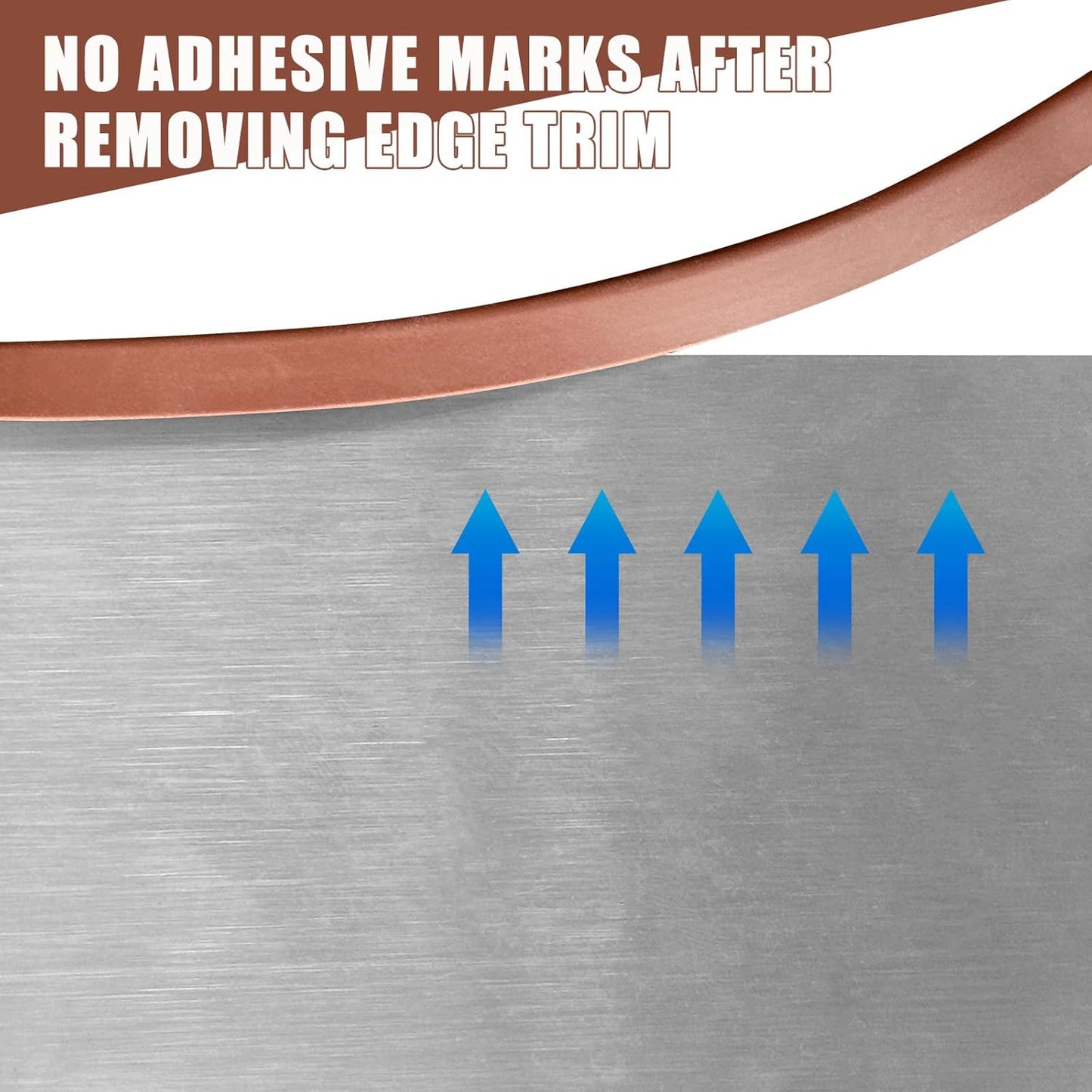 Rubber Edge Trim, Flexible Edge Trim for Sharp Edge, 1/16" U Channel Edge Protector, Self Adhesive Edge Guards for Car Doors and Sheet Metal Parts, 10Ft, Brown Color