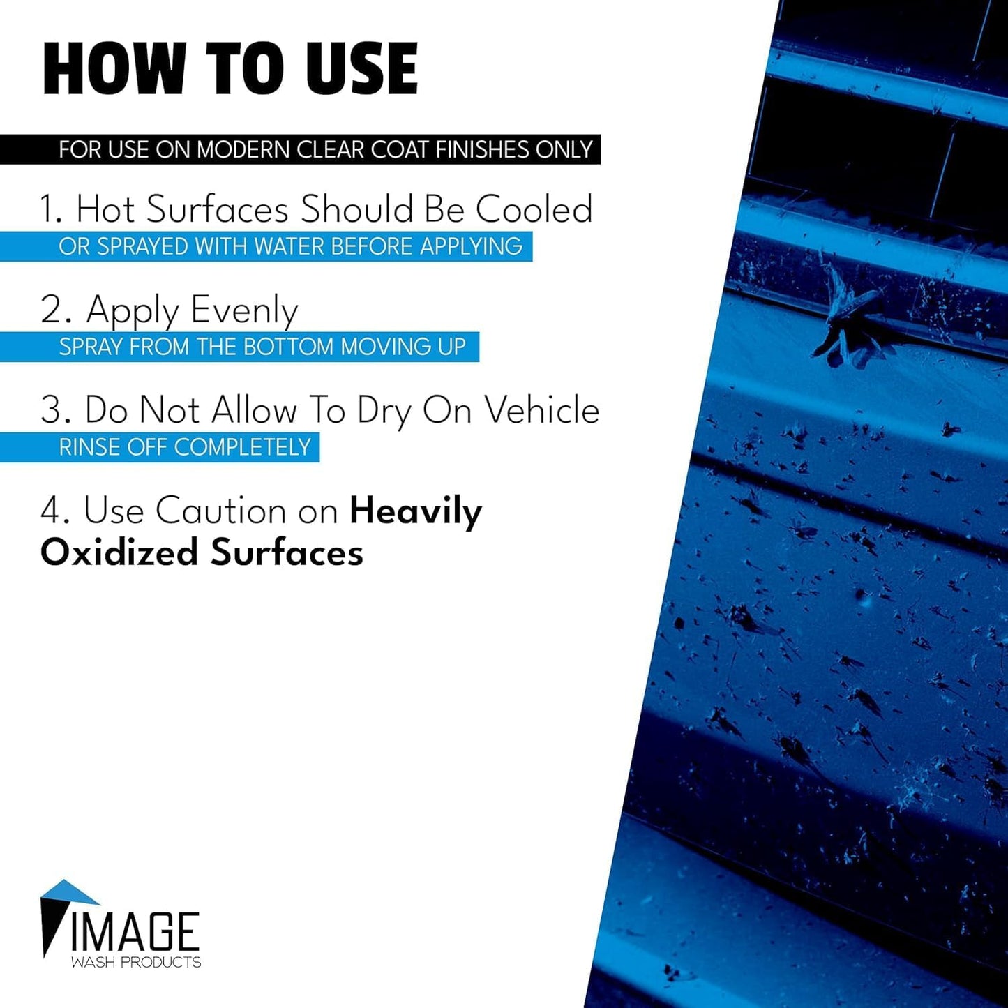 Image Wash Products Bug Remover – 16oz Best Bug Remover for Cars/Truck Exterior | Bug Cleaner for Vehicles, Car Bug Remover Spray, Bug Off Car Cleaner, Bug Wash for Cars