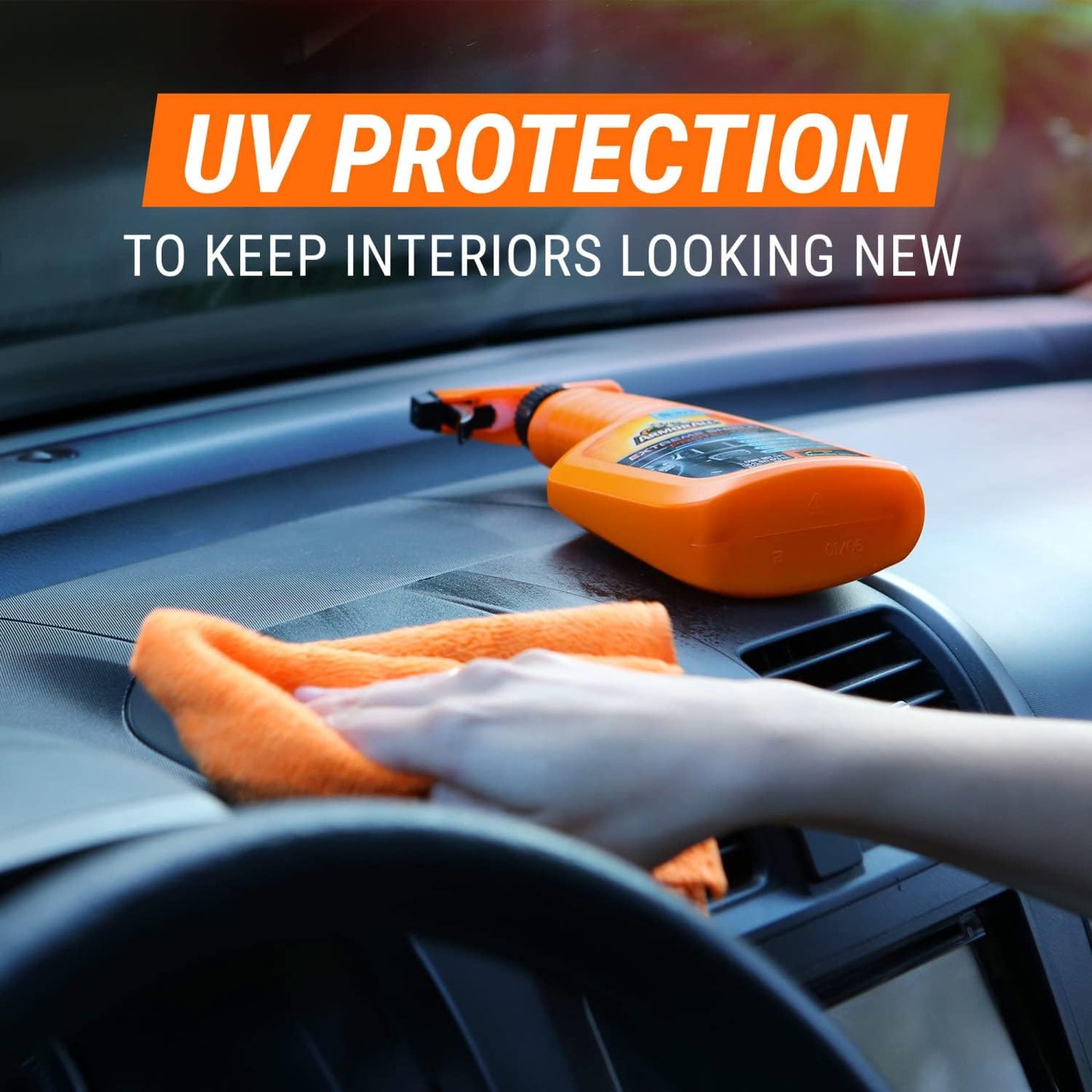 Armor All Extreme Shield Protectant Spray, Interior Car Cleaner with UV Protection Against Cracking and Fading, 16 Fl Oz (Pack of 2)