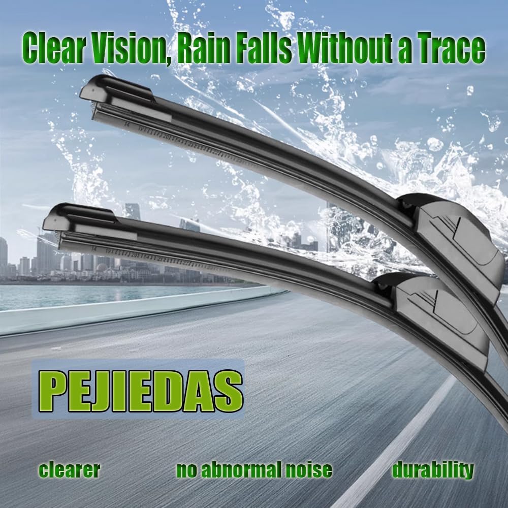 OEM Quality Front Wiper Blades, Replacement for 2004-2021 Nissan Titan,2012-2021 Dodge Charger,2010-2015 Chevrolet Camaro, OE Original Style (24 Inch + 21 Inch Front Wiper Blades)