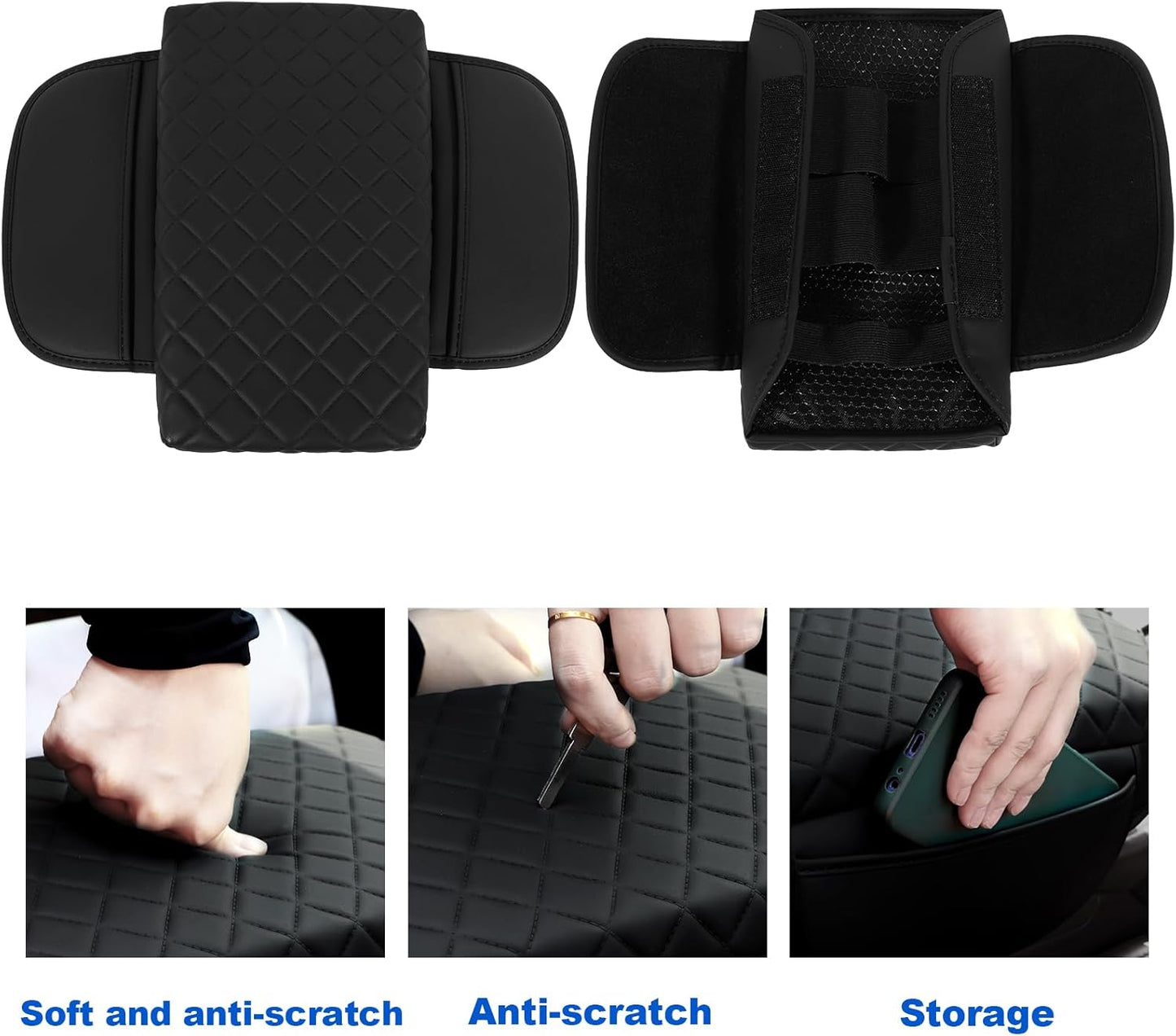 Center Console Armrest Cover for Hyundai Tucson 2022 2023 2024 2025 Armrest Box Pad Cover Protector Tucson Interior Accessories (Tucson22-24 pad)