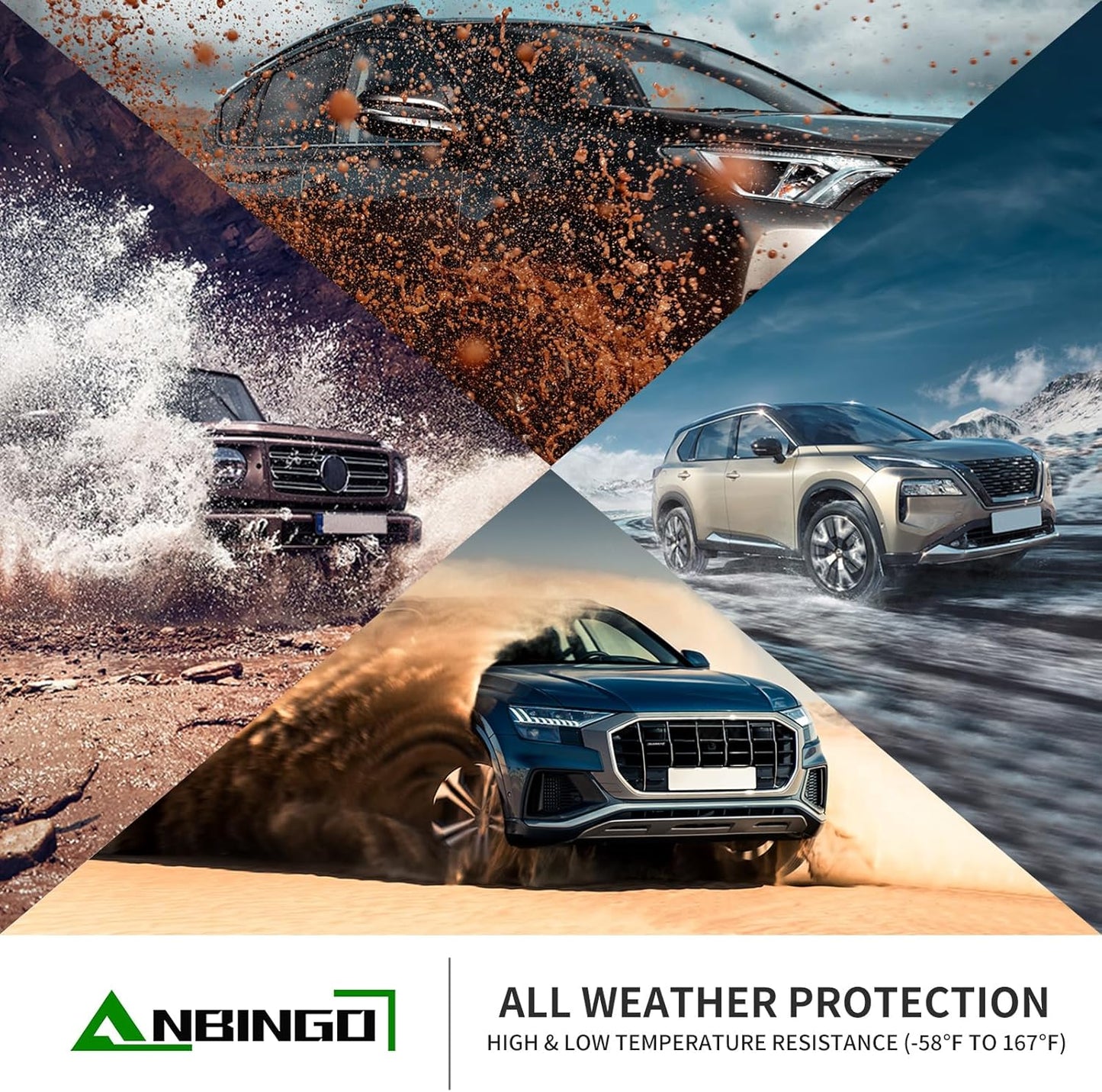 ANBINGO®Floor Mats Fit for Lexus NX 2022-2025 & Cargo Liners(NO Hybrid) All Weather Mats for NX TPE Car Mat Rugs for NX Rubber Trunk Carpet for NX Automotive Accessories