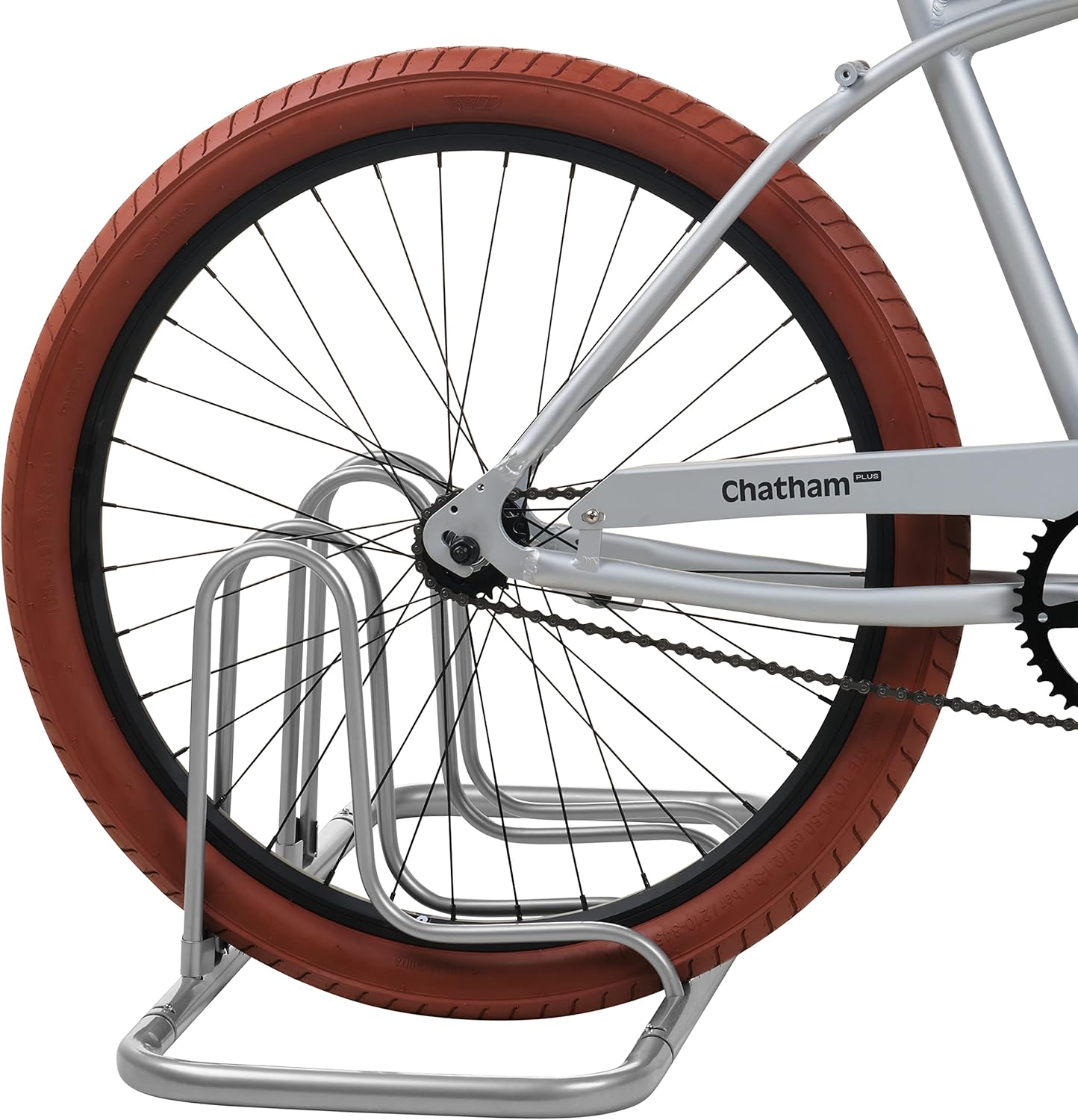 Retrospec Stash Rack 2, 4 & 5 Bike Floor Stand Bicycle Storage Organizer for Mountain Bike, Road Bike, Weather Resistant Fine Powder Steel Coating Fits Wheels up to 3"