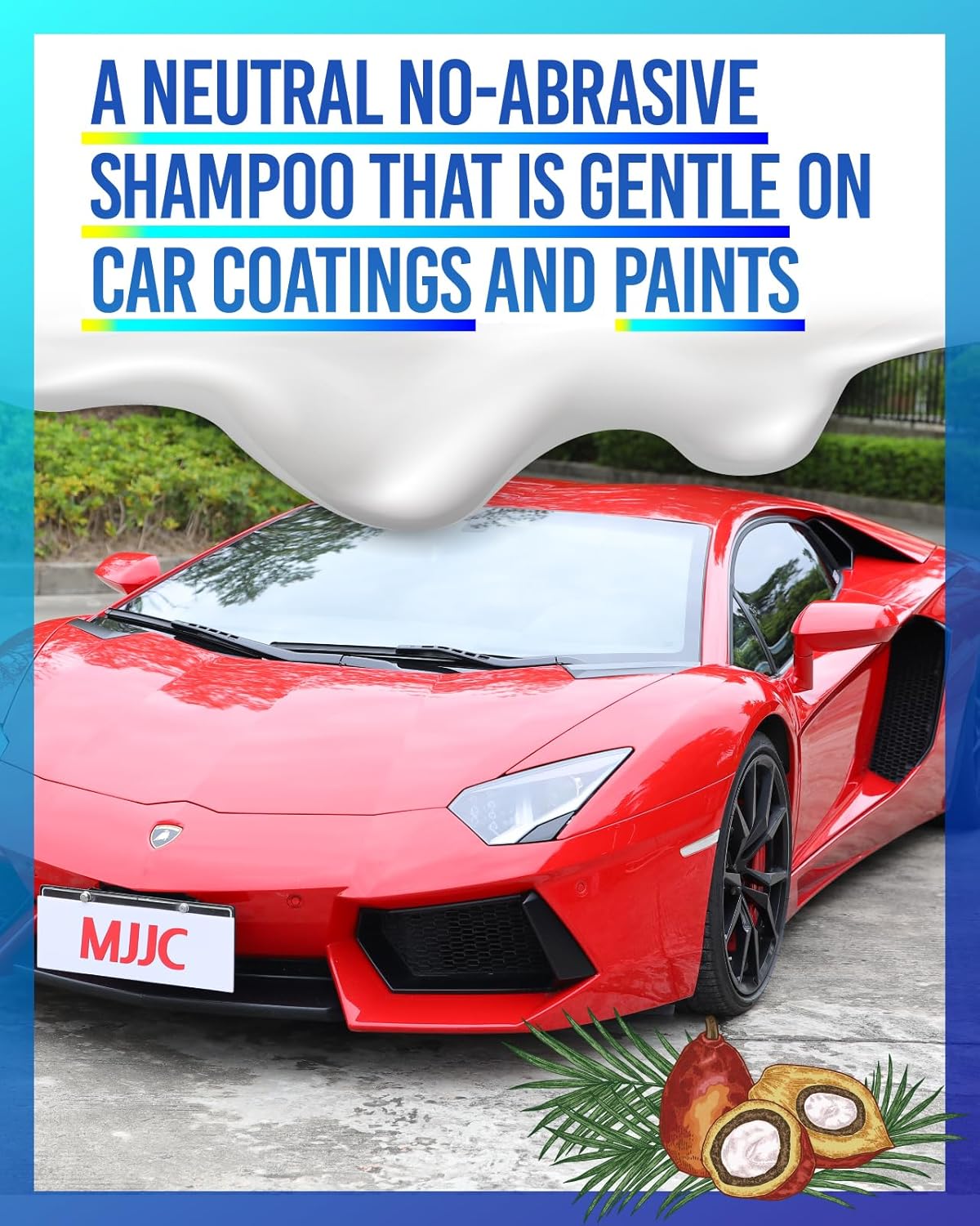 MJJC Foam (64 fl oz) Ultimate Snow Foam Car Wash Soap Specialized Car Shampoo for Foam Cannon and Pressure Washer, Safe for Cars (pH Neutral, 10x Concentrated) (Refreshing cider aroma)