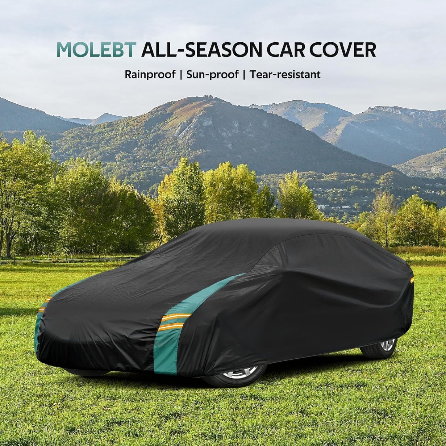 Coupe Car Cover Custom Fit for Chevrolet Corvette C4 C5 C6 C7 C8 Coupe(1963-2025), Waterproof All Weather for Automobiles, Outdoor Full Cover with Windproof Clip Straps.