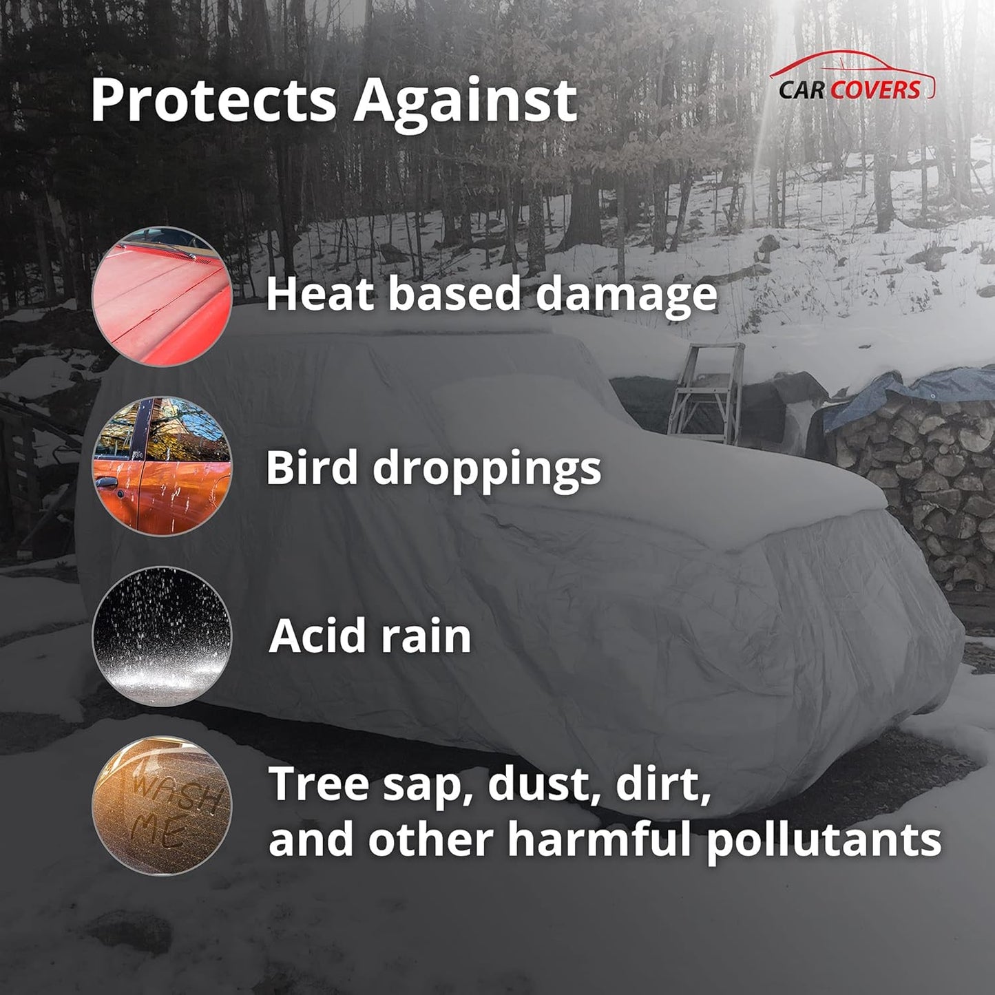 Car Covers Weatherproof Max Car Cover & Warranty Compatible with Porsche 2018-2024 911 Carrera Convertible,Coupe – Outdoor Cover Theft Cable Lock Car Accessories Better Than Waterproof