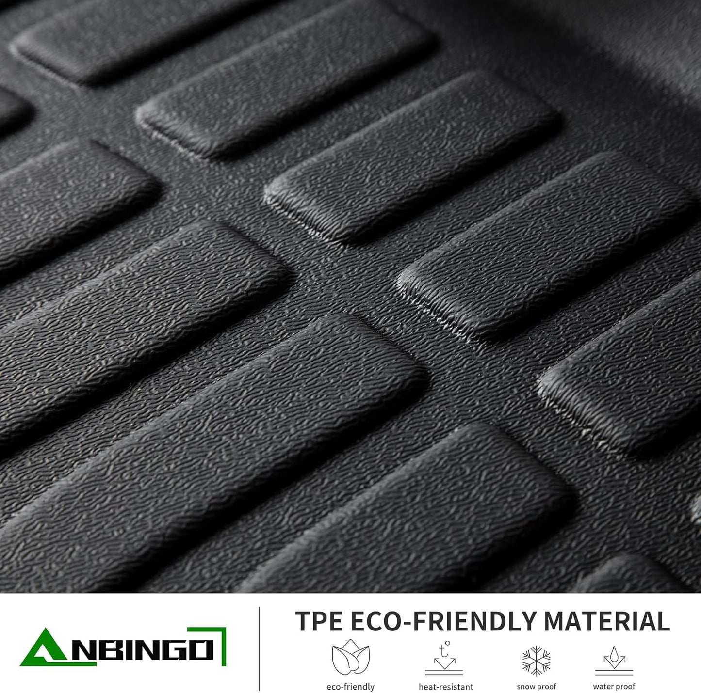 ANBINGO®Floor Mats Fit for Toyota 4Runner(5 Seats) 2025 & Cargo Liner & SeatBack All Weather Mats for Toyota 4Runner TPE Car Mat Rugs for 2025 4Runner Rubber Trunk Carpet for 2025 4Runner Accessories