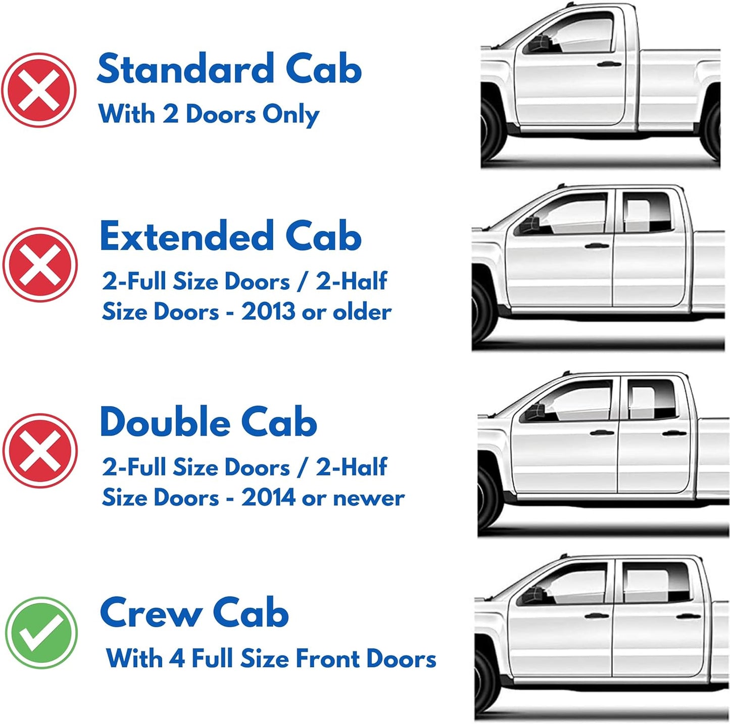 KPY Window Visor Compatible with Chevrolet Chevy Colorado Crew Cab 2015-2022 & GMC Canyon Crew Cab 2015-2022, 4PC Rain Guard Side Vent Deflectors in-Channel Style, 2016 2017 2018 2019 2020 2021 2022