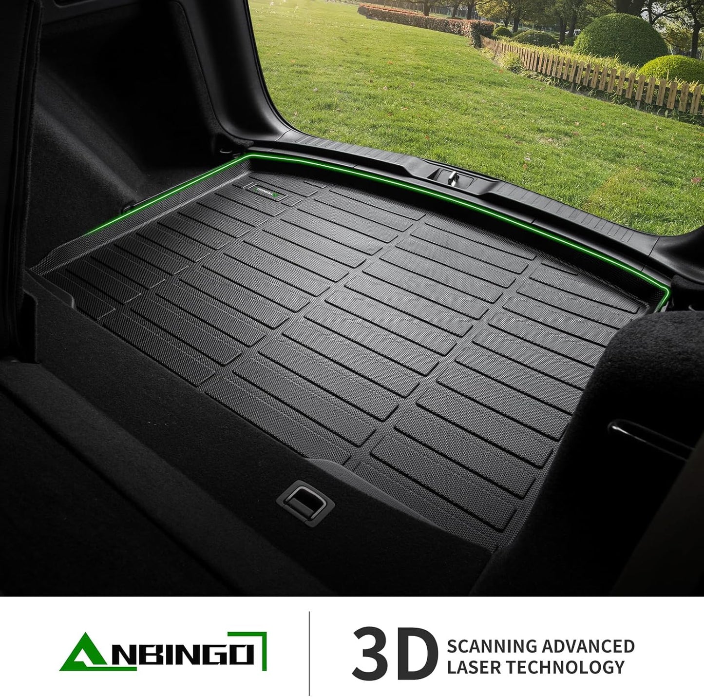 ANBINGO®-Floor Mats & Cargo Liner for Mazda 6 2014-2021 TPE All Weather Protection Anti-Slip Automotive Mazda 6 Floor Liner Trunk Mat Set Accessories, Black