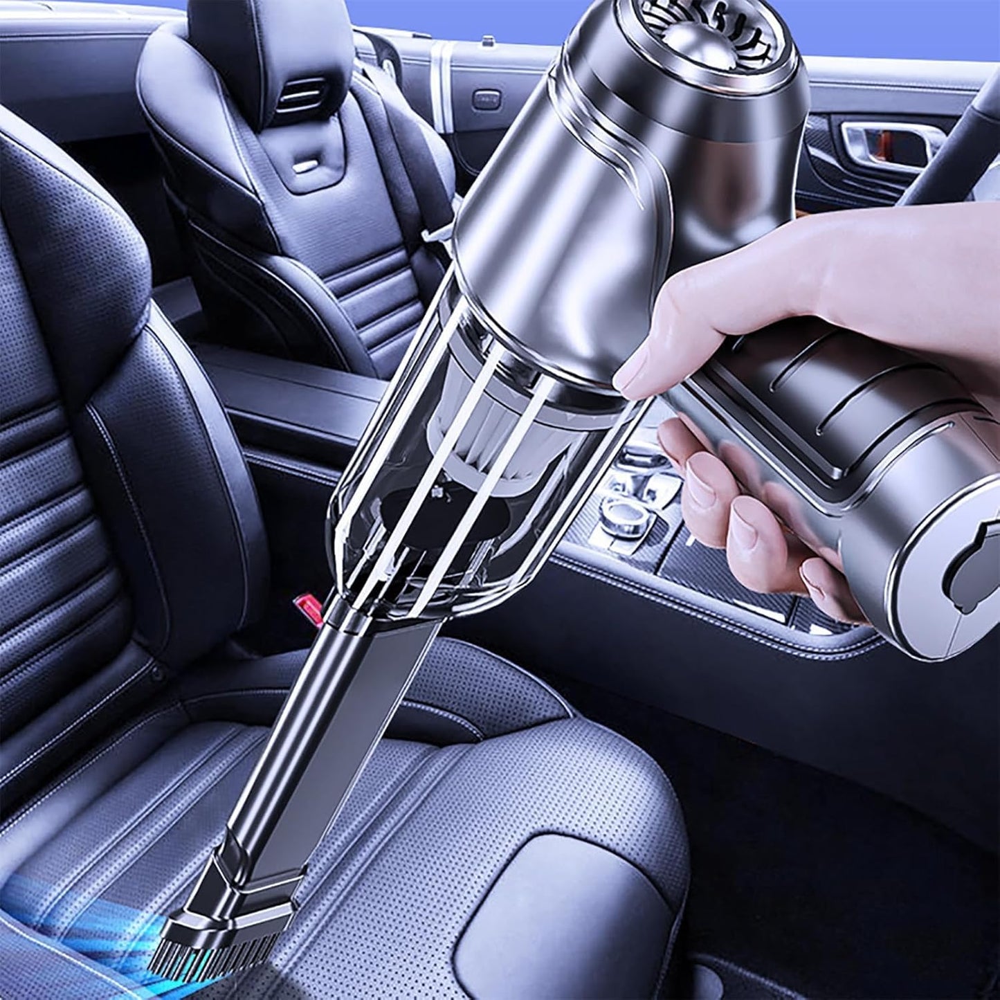 Itutn Car Vacuum/Blower,Itutn Wireless Handheld Car Vacuum Cleaner,Itutn 3 In 1 Vacuum 12000pa,Portable Mini Rechargeable Wireless Car Vacuum Cleaner (1pcs-green)