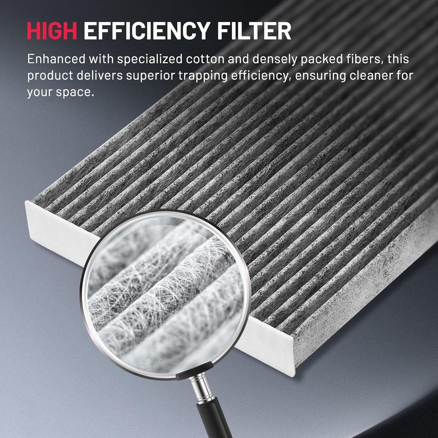 BDFHYK CF10137 Cabin Air Filter with Activated Carbon Compatible with Ford 2002-2006 Escape, Compatible with Mercury 2005-2006 Mariner