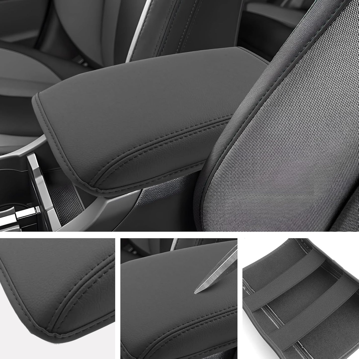 SXCY for 2022-2025 Subaru WRX Armrest Cover [Add Pad] 2024 2025 WRX Center Console Cover for 2024 2025 Subaru WRX Console Cover 2024 2025 WRX Accessories [6-Speed Manual Gearbox Only]
