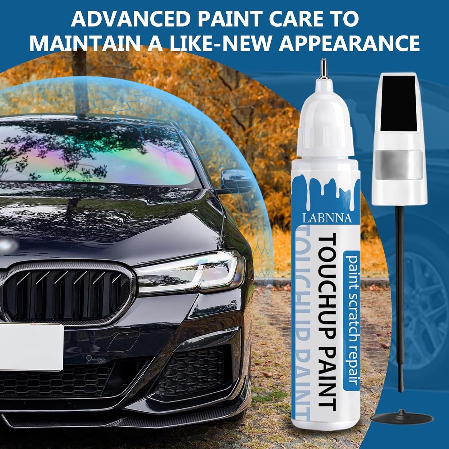 Summit White(GAZ/WA8624) Touch Up Paint for Chevrolet-Exact Match 2 in 1 touchup Paint Pen for Chips and Nicks Repair Car Paint Scratch Repair Kit
