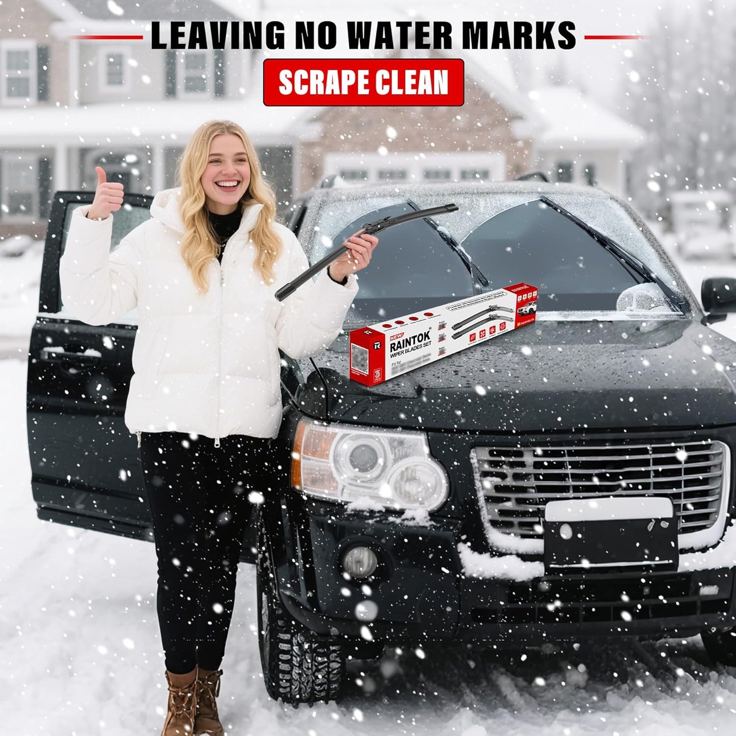 Windshield Wiper Blades Replacement for 2009-2016 Nissan Murano Original Factory Quality Front Rear Wipers Blade Set for My Car - 26" 16" 12" (Pack of 3)