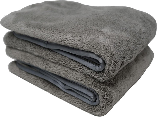 Microfiber Towels for Cars – Ultra-Absorbent Car Drying Towels, Scratch-Free and Lint-Free, High Absorbency Microfiber Cleaning Cloths, Ideal Detailing Products, 36" x 25" - 2 Pack