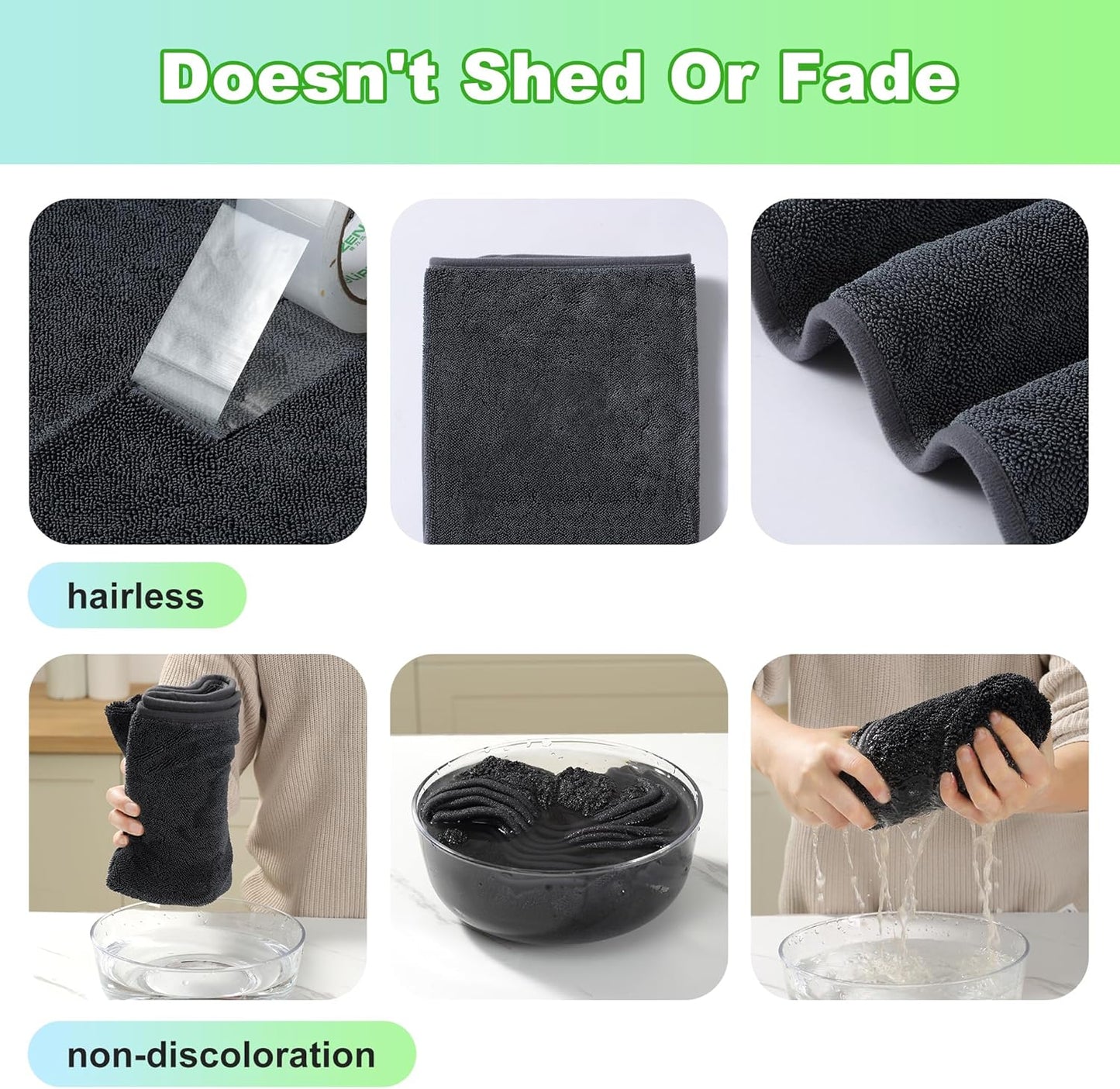 JOYMOOP Car Dry Towel, Quick Drying, Large Size, Microfiber Cleaning Cloth, Dark Grey, 29.5 X 63 Inches, 1 Pack for Boates, RVs, SUVs, Trucks, Cars