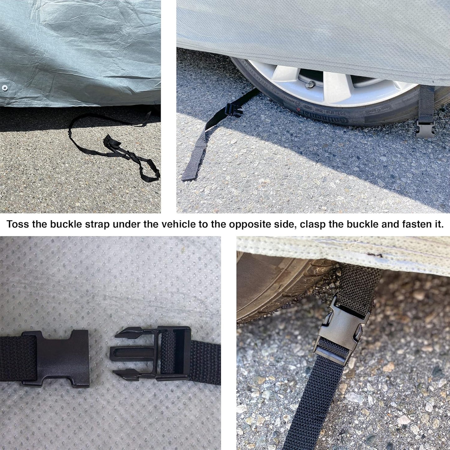 5-Layer Full Truck Cover – Semi Custom Fit for Chevrolet Silverado 1500 1999-2017 Crew Cab 6.6ft Bed | All-Weather Protection: Waterproof, Dustproof, Windproof, UV-Resistant