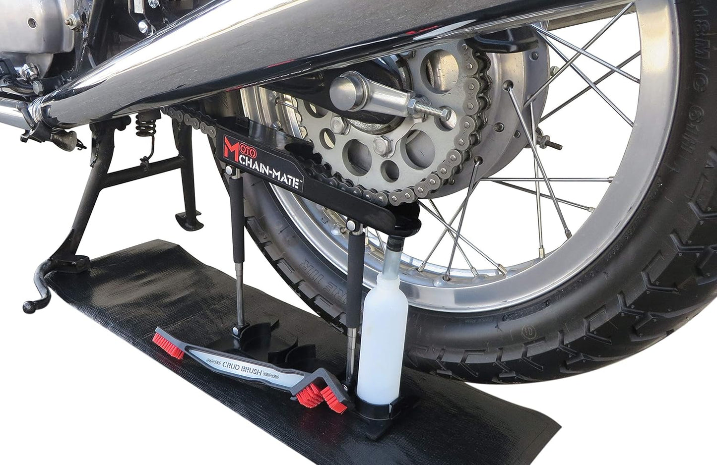 Moto Chain-Mate - The Ultimate Motorcycle Chain Cleaning and Lubrication Kit !