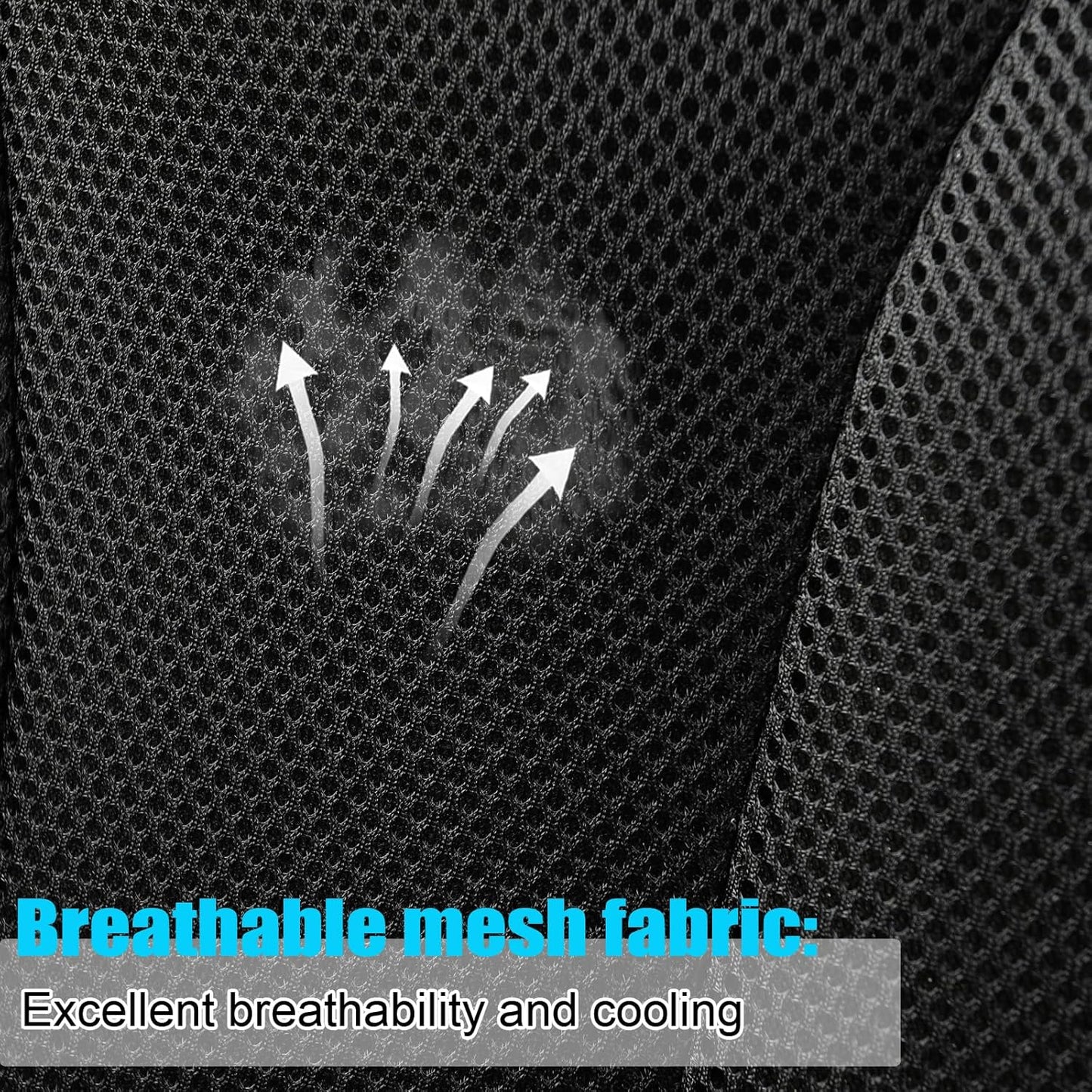 GIANT PANDA Front Car Seat Cover Custom Fit Toyota, 3D Air Mesh Car Seat Covers for Toyota Rav4 Camry Highlander Corolla Prius (Grey+Black) 2-Pack