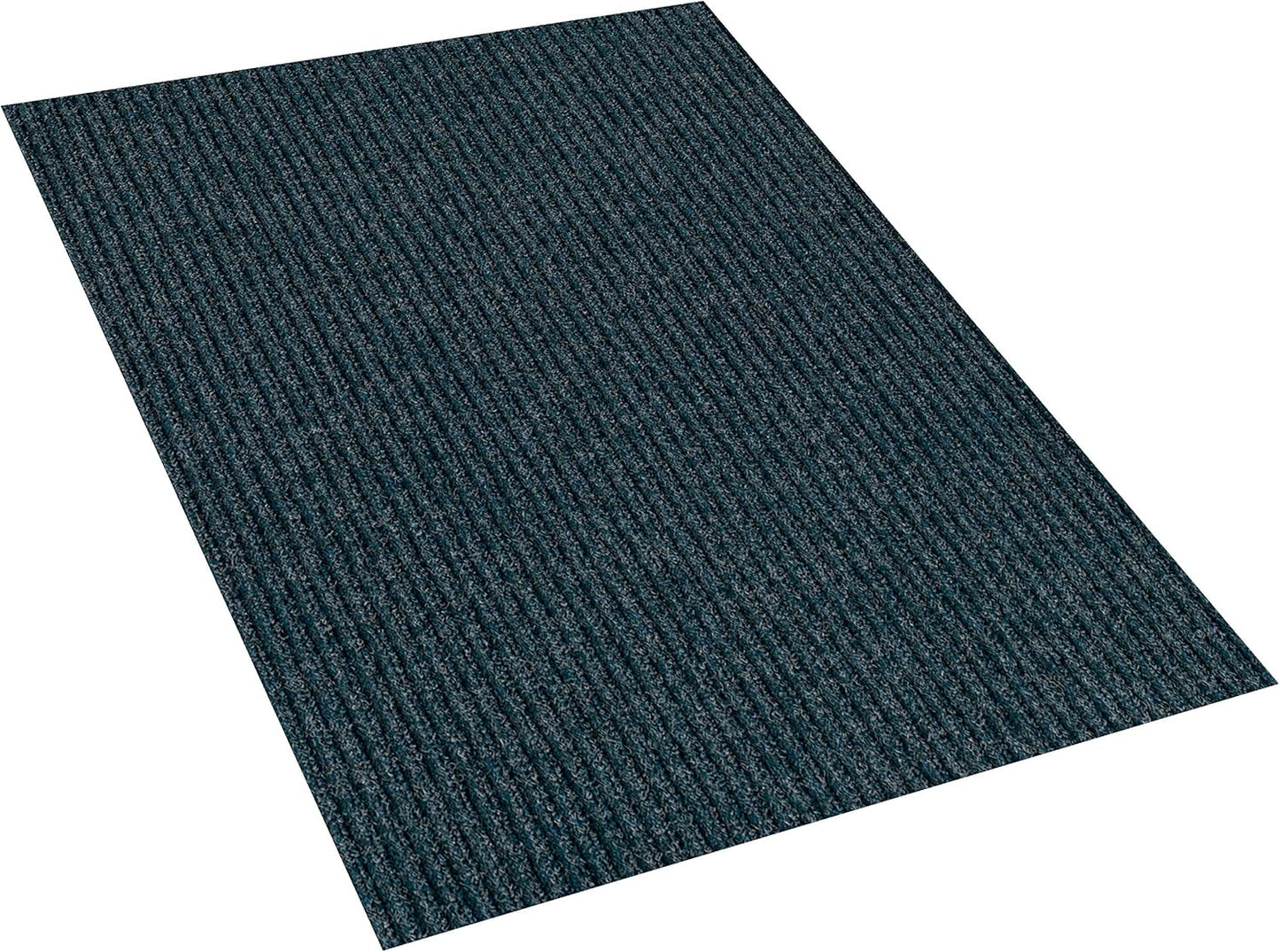 KOECKRITZ Heavy Duty Durable All Weather Indoor/Outdoor Non Slip Entrance Mat Rugs and Runners for Office Business Building Home Garage Front Door (6' x 25', Blue)
